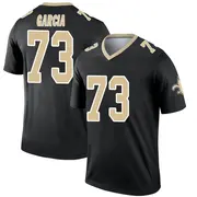 Men's New Orleans Saints Max Garcia Black Legend Jersey By Nike