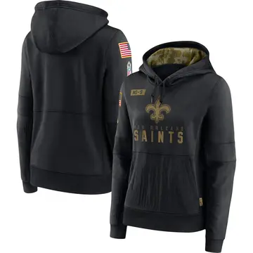 men's new orleans saints 2018 olive salute to service pullover hoodie
