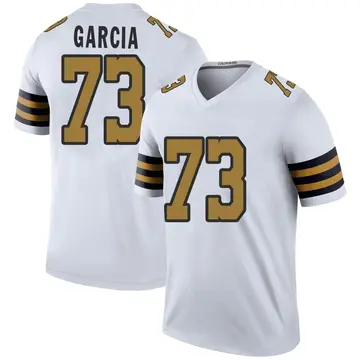 Youth New Orleans Saints Max Garcia White Legend Color Rush Jersey